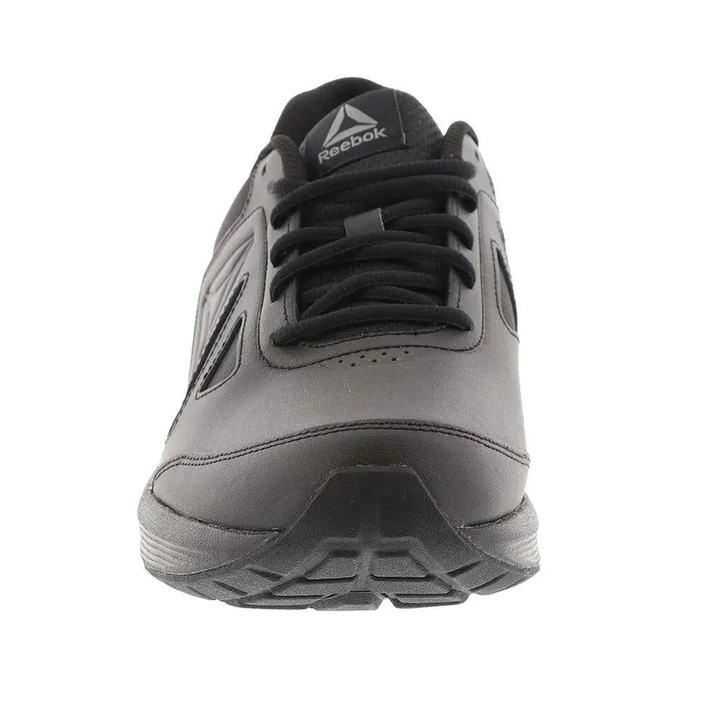 REEBOK MEN'S WALK ULTRA 6 DMX MAX ATHLETIC SHOE, BLACK/ALLOY, 9.5 2E US